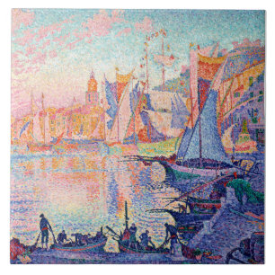 The Port of Saint-Tropez, Signac Tile