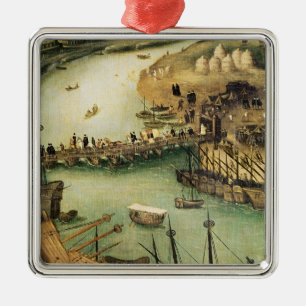 The Port of Seville, c.1590 Metal Tree Decoration