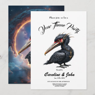 The Portal Keeper – Fantasy bird Invitation