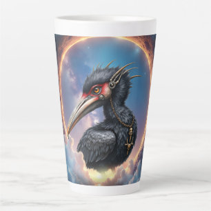 The Portal Keeper – Fantasy bird Latte Mug