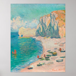 The Portal of Rouen Cathedral in Morning Light Poster