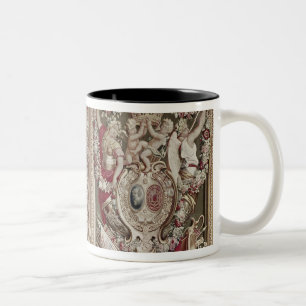 The Portiere of the Famous, Gobelins Workshop Two-Tone Coffee Mug