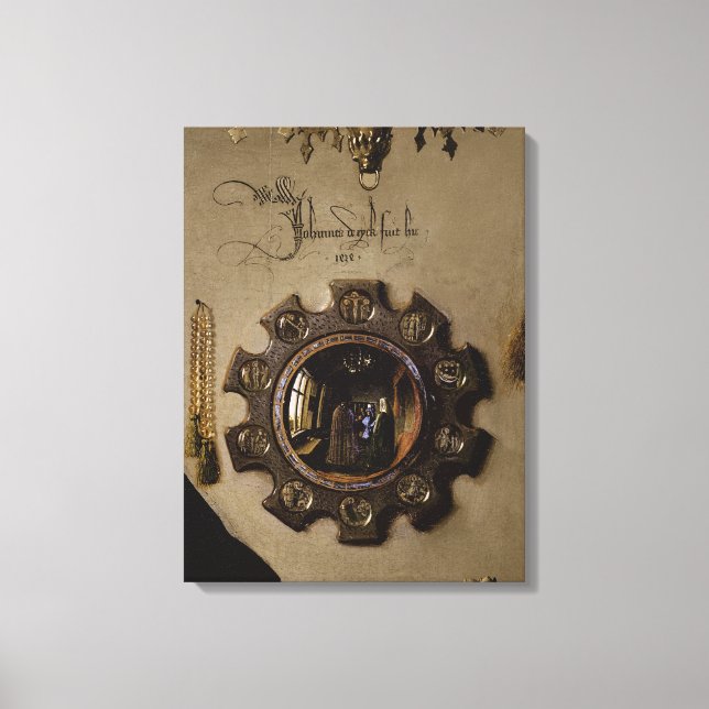 The Portrait of Giovanni  Arnolfini Canvas Print (Front)