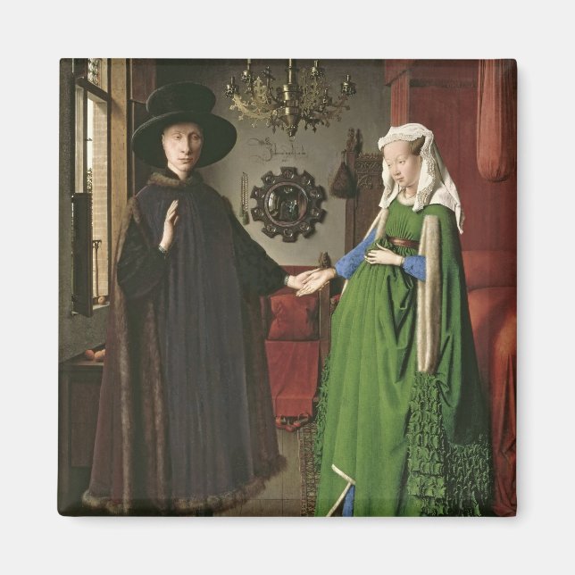 The Portrait of Giovanni Arnolfini Magnet (Front)