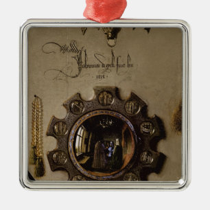 The Portrait of Giovanni  Arnolfini Metal Tree Decoration