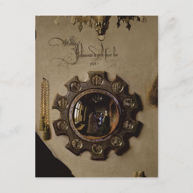 The Portrait of Giovanni  Arnolfini Postcard (Front)