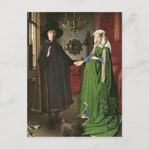 The Portrait of Giovanni Arnolfini Postcard