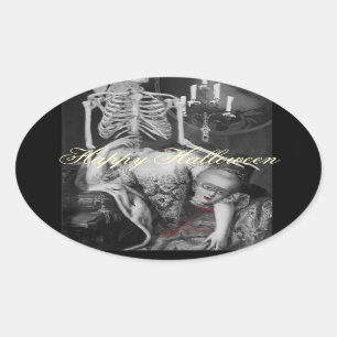 The Portrait Oval Sticker