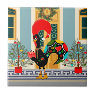 The Portuguese Christmas in the streets Tile
