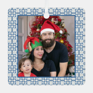 The Portuguese Family photo with tiles frame Metal Tree Decoration