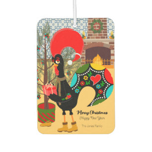 The Portuguese Rooster and the joy of giving Car Air Freshener