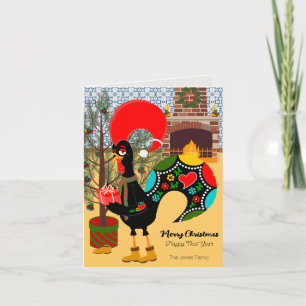 The Portuguese Rooster and the joy of giving Card