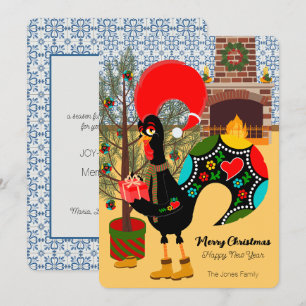 The Portuguese Rooster and the joy of giving Card