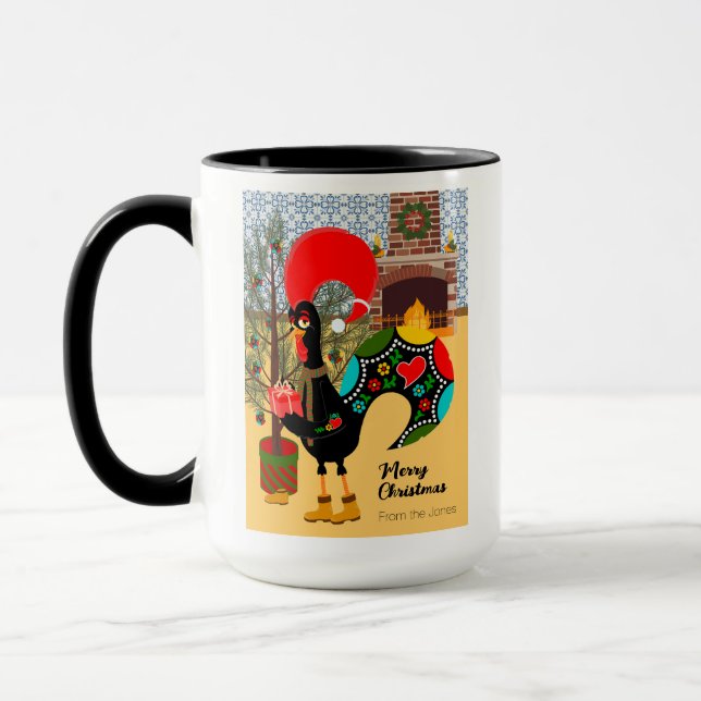 The Portuguese Rooster and the joy of giving Mug (Left)