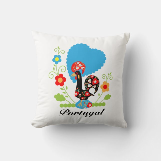 The Portuguese Rooster  Cushion (Front)