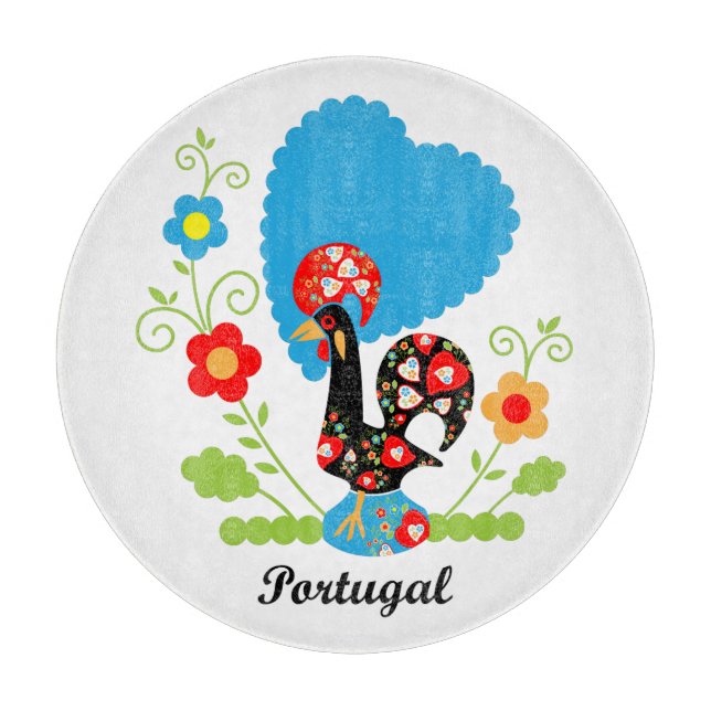 The Portuguese Rooster Cutting Board (Front)