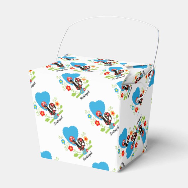 The Portuguese Rooster Favour Box (Front Side)