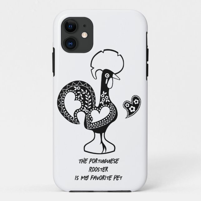 The Portuguese Rooster is my favourite pet Case-Mate iPhone Case (Back)