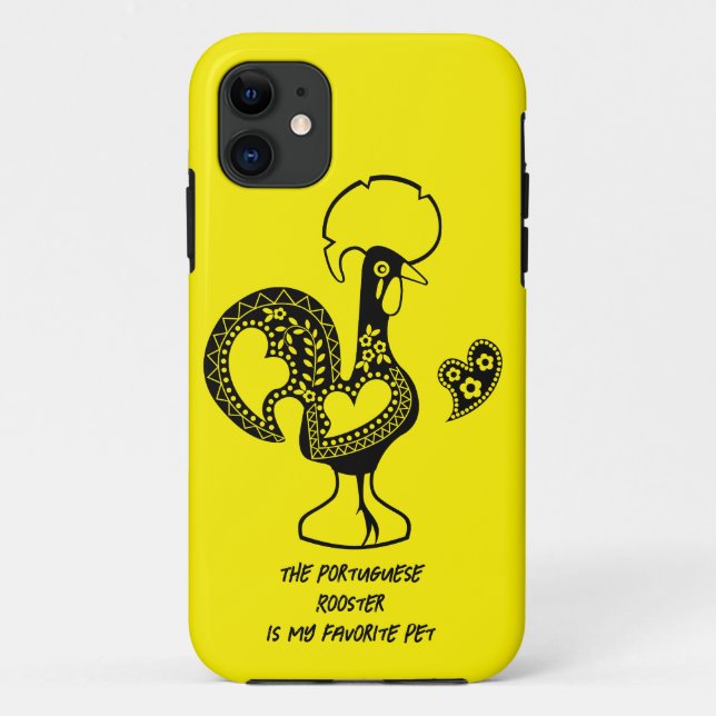 The Portuguese Rooster is my favourite pet Case-Mate iPhone Case (Back)