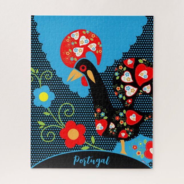 The Portuguese Rooster Jigsaw Puzzle (Vertical)
