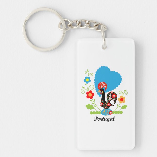 The Portuguese Rooster Key Ring (Front)
