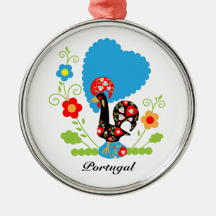 The Portuguese Rooster Metal Tree Decoration