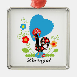 The Portuguese Rooster Metal Tree Decoration
