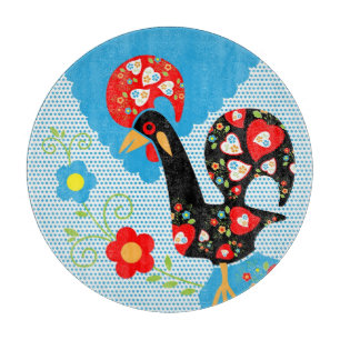 The Portuguese Rooster of Barcelos Cutting Board