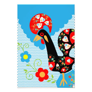 The Portuguese Rooster of Barcelos Photo Print
