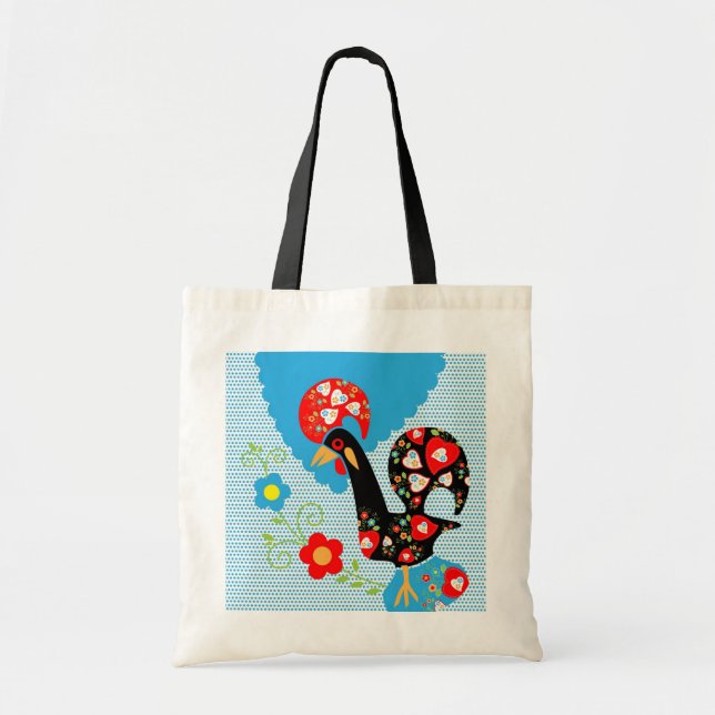 The Portuguese Rooster of Barcelos Tote Bag (Front)