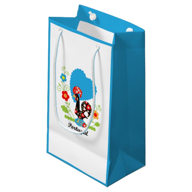The Portuguese Rooster Small Gift Bag (Front Angled)