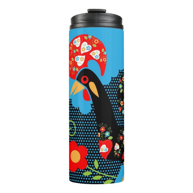 The Portuguese Rooster Thermal Tumbler (Front)