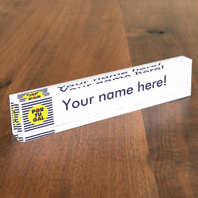 The Portuguese sunshine Nameplate (Side)
