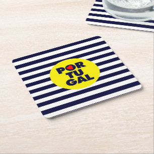 The Portuguese sunshine Square Paper Coaster