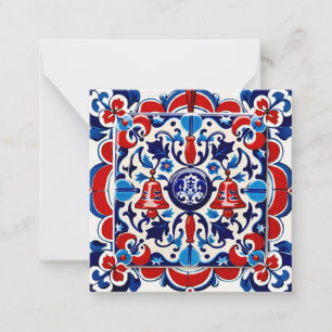The Portuguese Tile and the Christmas Bell Card