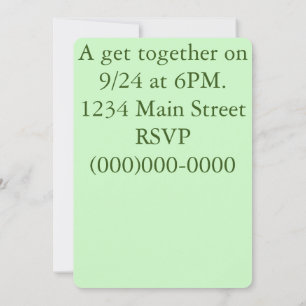 The poser invitation