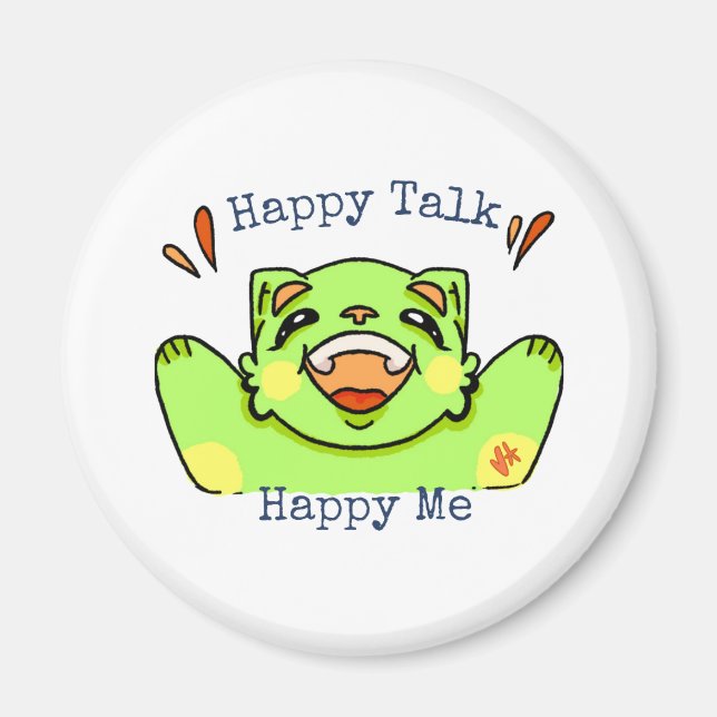 The Positivity Badge - Pins Magnet (Front)