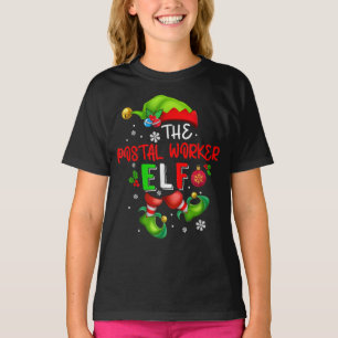 The Postal Worker Elf Christmas Elf Costume Lover T-Shirt