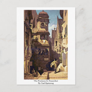 The Postman In Rosenthal By Carl Spitzweg Postcard