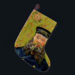 The Postman Joseph Roulin by Vincent Van Gogh Small Christmas Stocking<br><div class="desc">The Postman (Joseph Roulin) (1888) by Vincent Van Gogh. Visit our store to find more great Van Gogh paintings and Van Gogh gift ideas.</div>