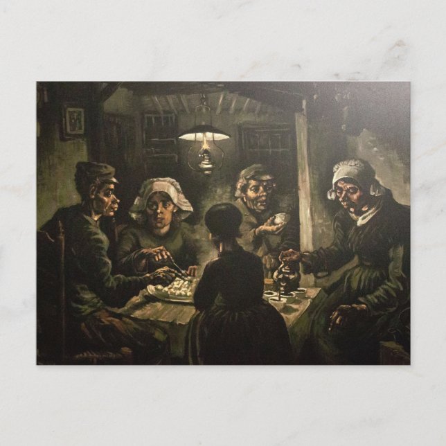 The Potato Eaters by Vincent Van Gogh Postcard (Front)