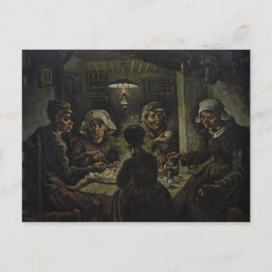 The Potato Eaters Postcard