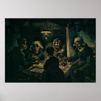 The Potato Eaters Poster