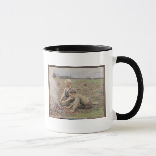 The Potato Gatherers, 1898 Mug (Right)