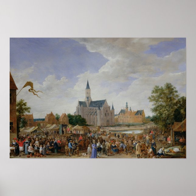 The Potters' Fair at Ghent Poster (Front)