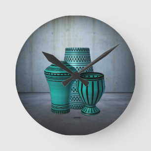 The Potters Round Clock
