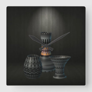 The Potters Square Wall Clock