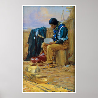 The Pottery Maker by Gerald Cassidy Poster
