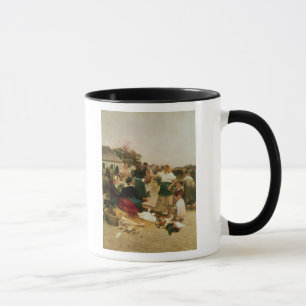 The Poultry Market, 1885 Mug