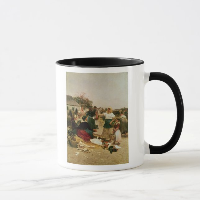 The Poultry Market, 1885 Mug (Right)